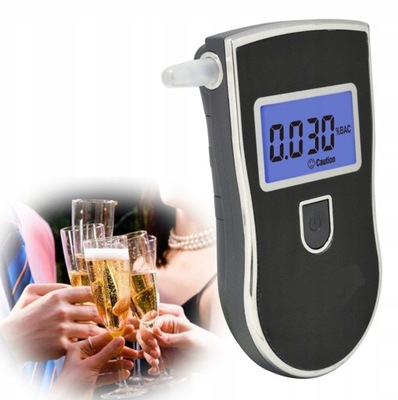 AL6 BREATHALYZER DIGITAL TYTAN AT-818 LCD USTNIKI CASE  