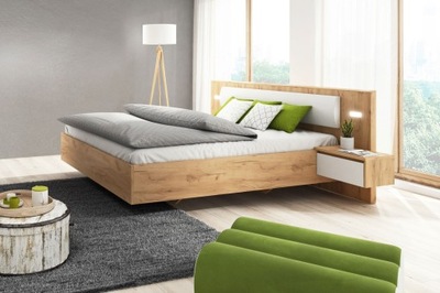 Nowoczesna sypialnia łóżko z szafkami160x200 XELO