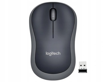 Myszka bezprzewodowa Logitech M185 sensor optyczny