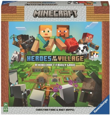 Gra planszowa Ravensburger Minecraft dla dzieci: Uratuj wioskę