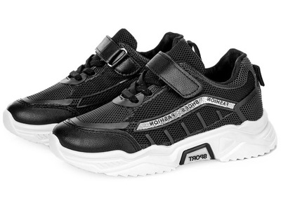 BUTY SPORTOWE NA RZEP SNEAKERSY PLATFORMA MODNE 27