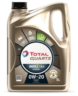 МАСЛО TOTAL 0W20 5L INEO QUARTZ XTRA DYNA