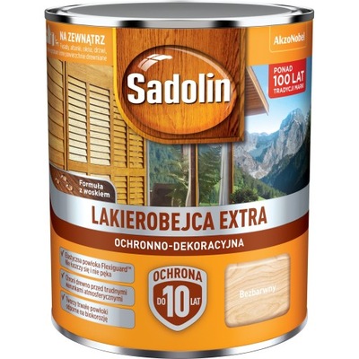 Sadolin ExTRA Bezbarwny 5L lakierobejca+ GRATIS