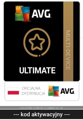 AVG Ultimate MultiDevice 10 urządzeń na 1 rok