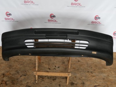 Бампер передний peugeot 306 93-97 чёрный фото №1