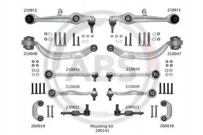 КОМПЛЕКТ РЫЧАГОВ VW PASSAT 00-05