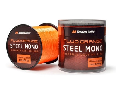 Tandem Baits Steel Mono POMARAŃCZOWA 1200m/0,30 mm