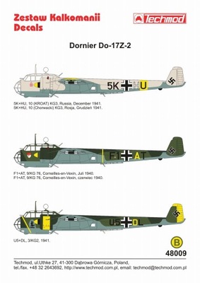 48009 Dornier Do-17Z-2 - 1940-41