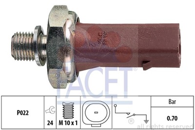 FACET CONMUTADOR DE PRESIÓN ACEITES 7.0132 FACET K  