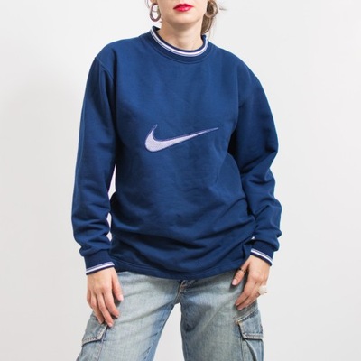 NIKE bluza granatowa VINTAGE lata 90's made in USA M/L