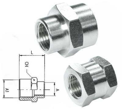 Mufa redukcyjna mosiężna 3/4" na 1"