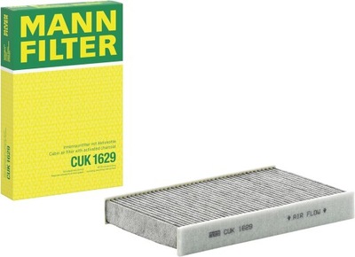 MANN-FILTER CUK 1629 ФІЛЬТР ПОВІТРЯ САЛОНУ NISSAN / RENAULT БАГАТО МОДЕЛЕЙ