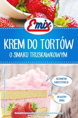 Emix Krem do tortów o smaku Truskawkowym