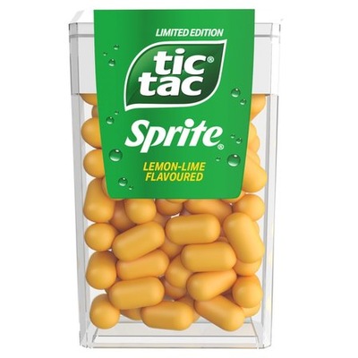 Tic Tac Sprite drażetki o smaku limonki i cytryny 54 g