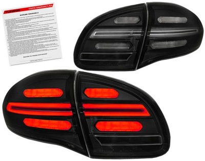 Porsche cayenne 10-15 лампи задні задня led dynamic фото №1
