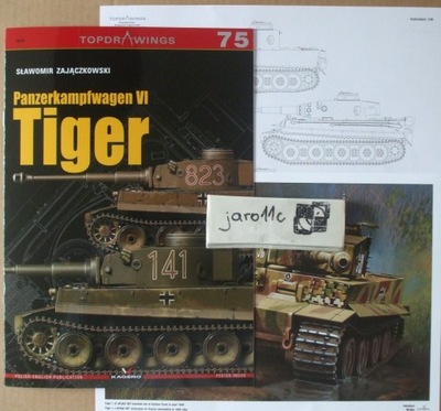 Panzerkampfwagen VI Tiger - Topdrawings nr 75 Kagero