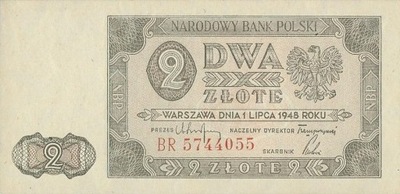 Polska - 2 Złote - 1948 - St.1