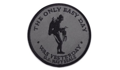 Naszywka FOSTEX The only easy day US Navy Seals OD