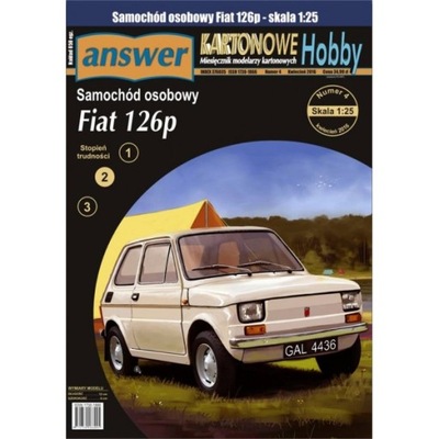 Answer 1/16 - Samochód osobowy Fiat 126p , 1:25