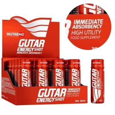 NUTREND GUTAR ENERGY 20x60ml ENERGIA KONCENTRACJA