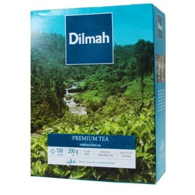 Herbata DILMAH PREMIUM TEA 100szt x2g RG100P PURE