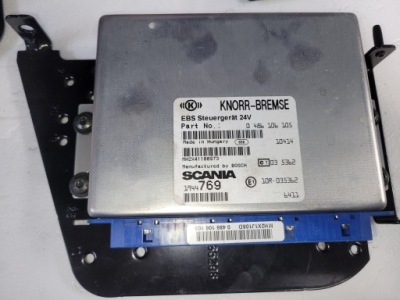 Блок управления ebs-u бортовой компьютер scania 0486106105 фото №1