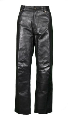 ROVER&LAKES MESKIE PANTALONES MOTOCICLETA DE CUERO CUERO CHOPPER 33 S M  