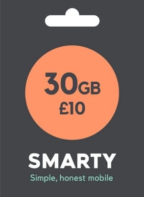 KARTA SIM SMARTY UK ROAMING EU