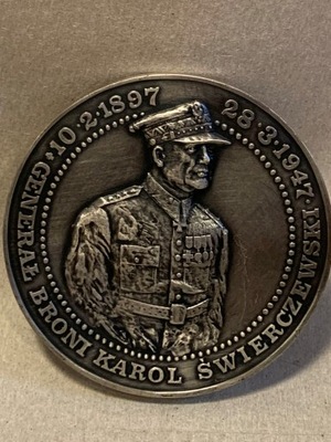 K.ŚWIERCZEWSKI FORSOWANIE NYSY MEDAL/PLAKIETA 1987