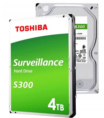 Dysk twardy Toshiba S300 Surveillance 4TB SATA III 3,5"