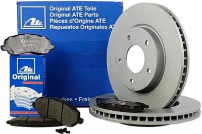Ate тормозные диски+ тормозные колодки перед mitsubishi lancer viii 276mm фото №1