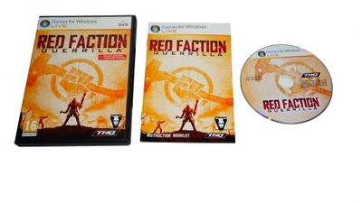 RED FACTION GUERRILLA BOX ENG PC PUDEŁKO PO GRZE