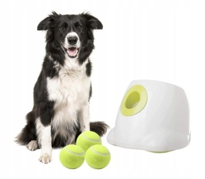 AUTOMATYCZNA WURZUTNIA PIŁEK DLA PSA ZABAWKA DO APORTOWANIA BOT RZUCANIA