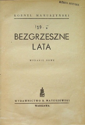 Bezgrzeszne lata 1946 r.