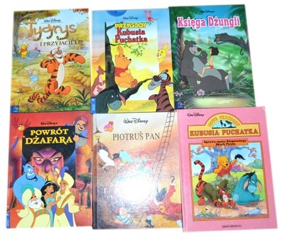 6 x Bajki Walt Disney Pakiet książek