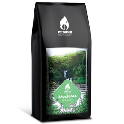 KAWA ZIARNISTA Amazonia-Brazylia 100 % Arabica Palarnia kawy Cubano 1000 g