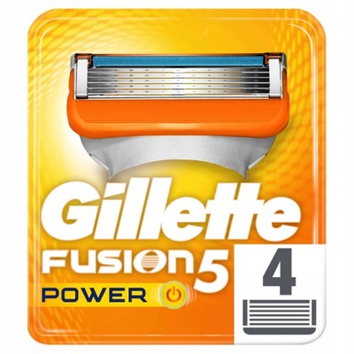Gillette Fusion 5 new nożyki wkłady 4 szt (Power)