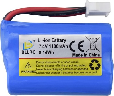 Bateria 7.4V 1100mAh BLLRC L100 HONGXUNJIE HJ808