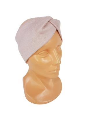 344 OPASKA typu TURBAN PUDROWY RÓŻ