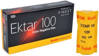 Kodak Ektar 100 typ 120 film kolorowy 1szt. z wielopaku