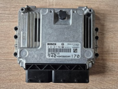 Бортовой компьютер блок управления alfa romeo giulietta 2,0 0281017784 51906715 фото №1