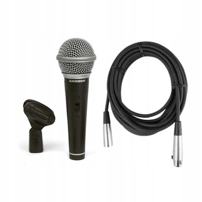 Mikrofon dynamiczny wokalowy Samson R21S z wyłącznikiem