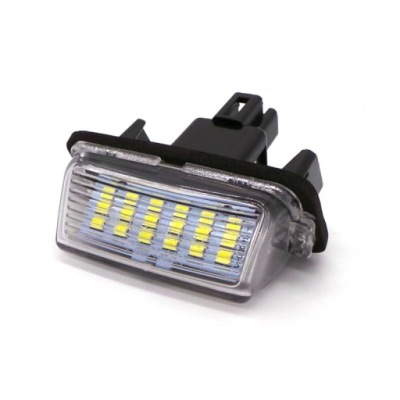 Toyota corolla, ractis фонари номерного знака регистрационный led 2 szt фото №1