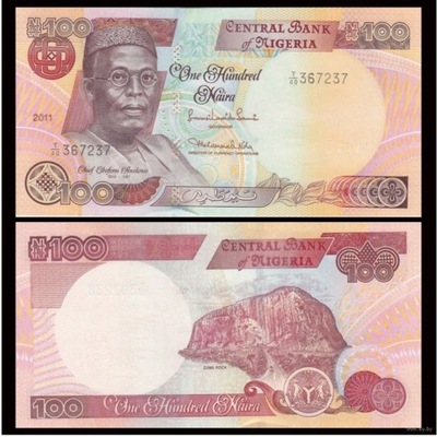 NIGERIA - 100 NAIRA- 2011 stan UNC