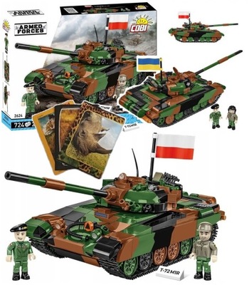 cobi 2624 Czołg T-72M1R ARMED FORCES T-72M1R (PL/UA) + Gratis Zeszyt