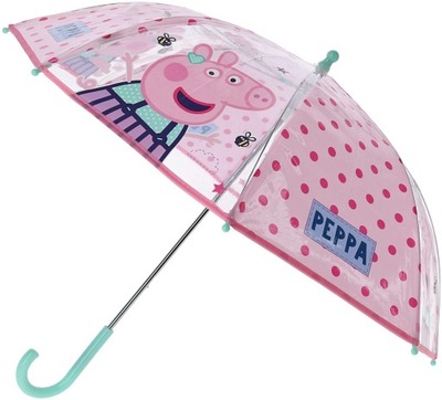 parasolka parasol Świnka Peppa Pig pepa transparen