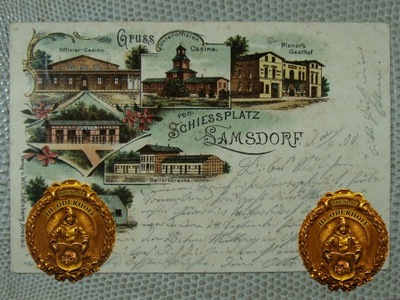 1900 Lamsdorf=Sch.-platz,Litho,Lux H7748