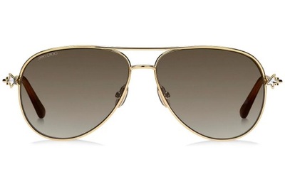 Jimmy Choo SANSA/S J5G GOLD okulary aviator