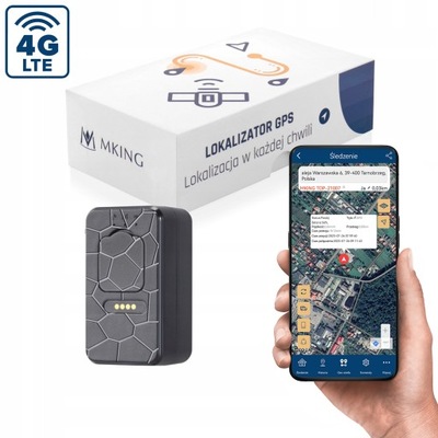 LOCALIZADOR GPS 35 DNI 4G SIN ABONAMENTU MAGNES SLEDZENIE PODSLUCH MK50S  