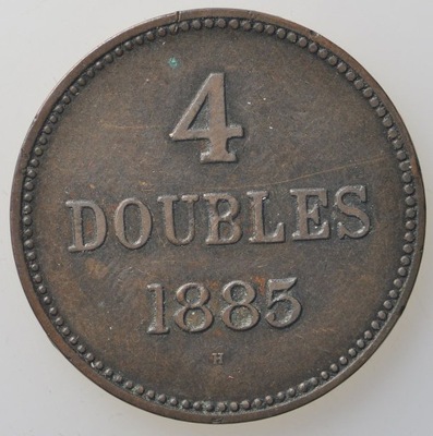 Guernsey - 4 doubles 1885